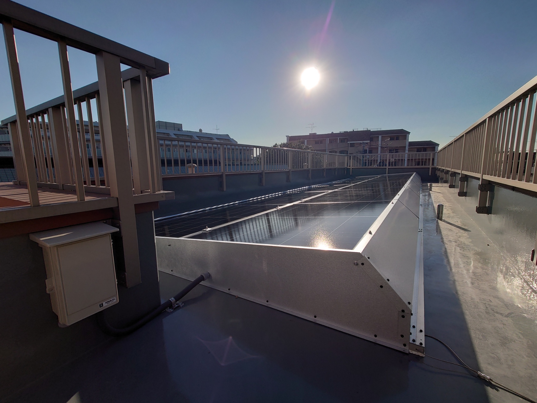 マンション屋上